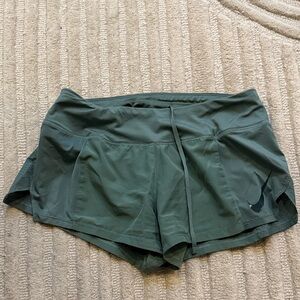 Nike Women's Athletic Shorts in Dark Green